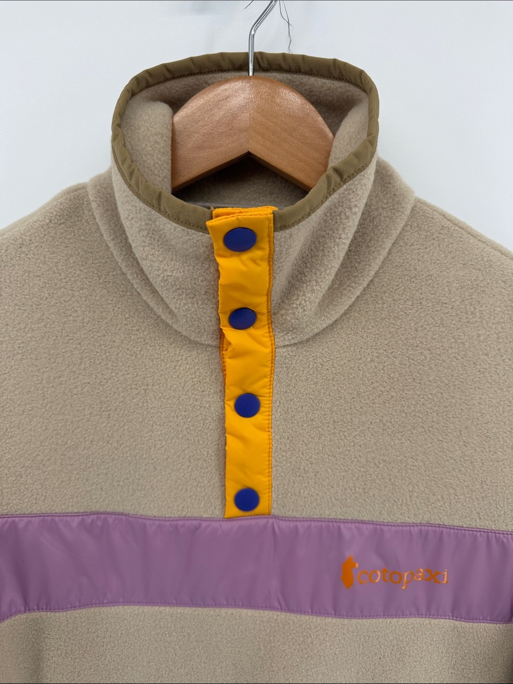 Cotopaxi Teca Fleece Pullover in Sugar Cookie XS A17 - Picture 4 of 7